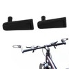 1 Pair Bike Rearview Mirror Plastic Handle Foldable 360 Degree