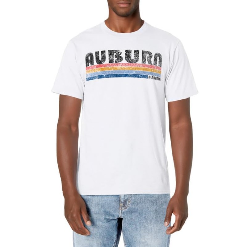 Vintage 1980s Style Auburn Alabama T-Shirt T-Shirt