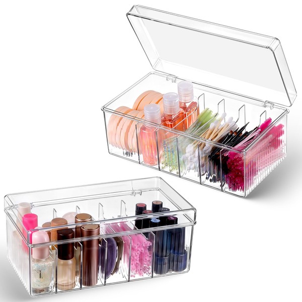 BOHUIZ 2 Pack Acrylic Lash Extension Organizer and Storage, Large