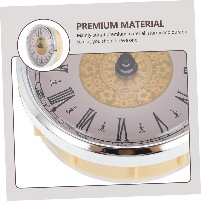 Gadpiparty DIY Wall Clock Replacement Kit Roman Numeral Design Round