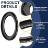 PATIKIL Step Down Ring Adapter 58mm to 43mm, 2 Pcs
