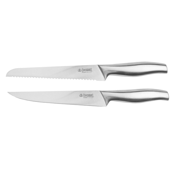 DWELL SIX | Basque Knife Set (Bread Knife + Slicing Knife)