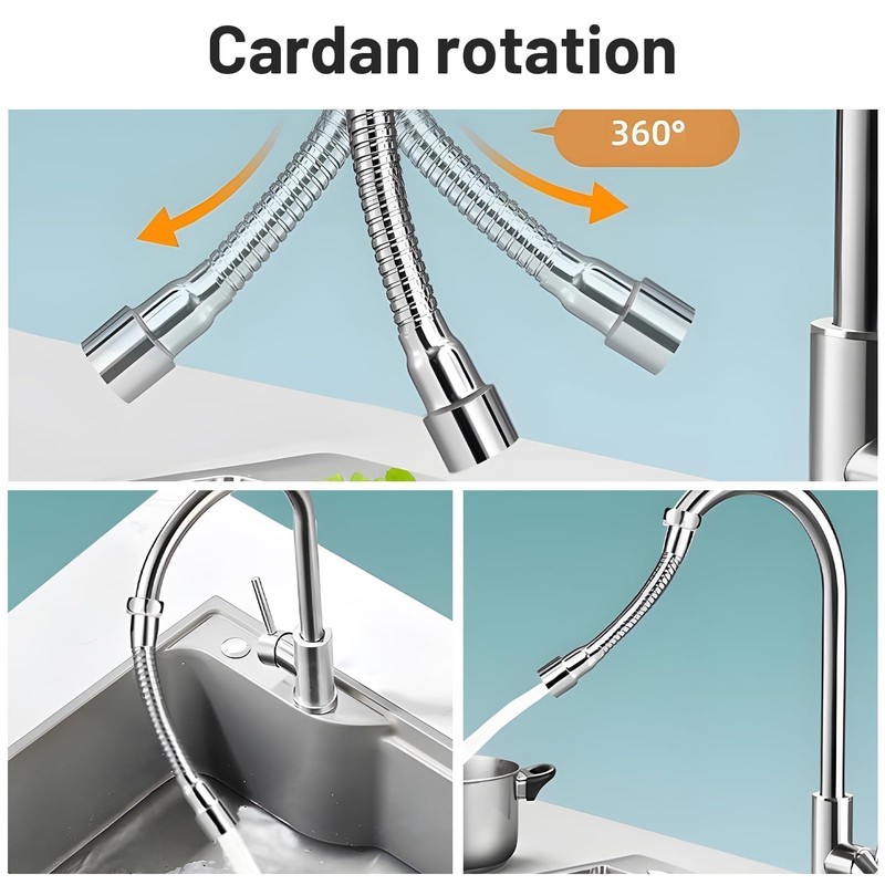 20cm Kitchen Tap Aerator with Dual Function, Effective Water Saving