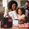Preppy Initial Bow Mouse Lunch Bag, Kids Insulated Lunch Box