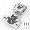 Furniware 2 Pieces 1 inch Overlay Soft Close Hinges for