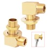 WEHOPE 2PCS B-0230-K Brass Wall Mount Connection Installation Kit Replacement