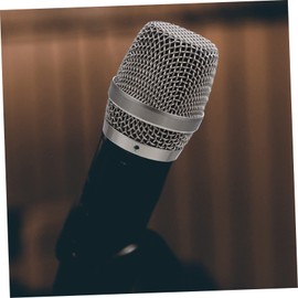 SUPVOX 3pcs Microphone Grille Replacement Metal Mic Compatible Bs- Bs Easy Installation High Hardness Corrosion Resistant for Ktv and