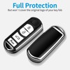 Tukellen for Mazda Key Fob Cover,Special Soft TPU Key Case