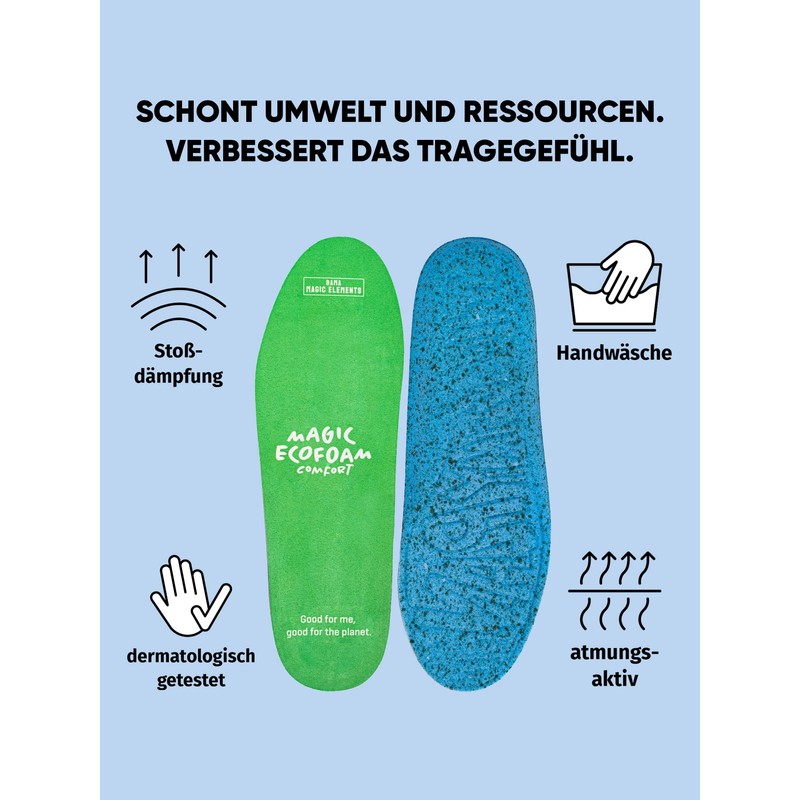 Bama Magic Soft Comfort Sole Size (39/40), Recycled Ecofoam Insoles