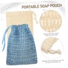 Mobestech 10pcs Exfoliating Soap Pouches for Quick Lathering Drying Natural