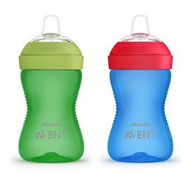 Philips Avent My Grippy SCF801/21 - Vaso para boquilla (285 ml, 2 unidades), color azul y verde