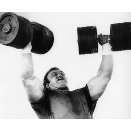 BILL KATZMAIER WORLDS STRONGEST MAN 8X10 SPORTS ACTION PHOTO (U)