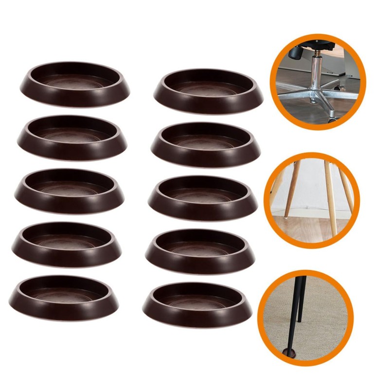 Angoily 10Pcs Multi Function Non Slip Furniture Cups with Wear