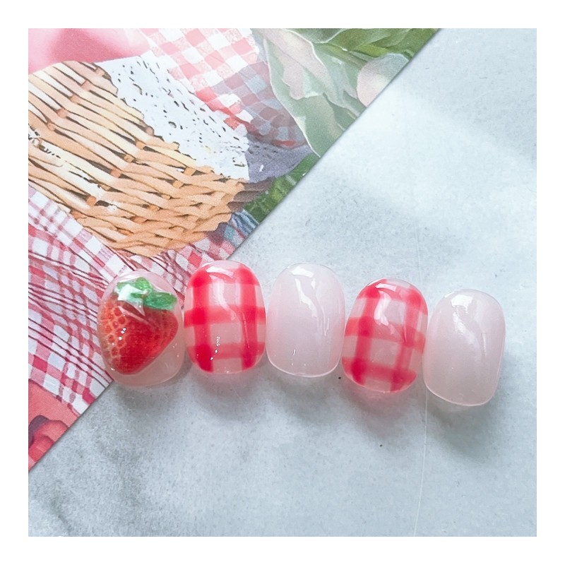 Strawberry Picnic - Oval / 딸기피크닉 - 오벌