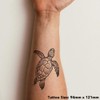 'Loggerhead Sea Turtle' Temporary Tattoo - Water Resistant, Skin-Safe, Non-Toxic