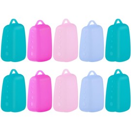 Protector de Cepillo de Dientes de Silicona, 10 Piezas Color Aleatorio Impermeables y Ventilados, para Camping y Viaje, Diseño Portátil para Higiene Bucal Color Aleatorio