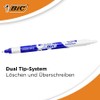BIC Tintenkiller, 4 Stück, Tintenlöscher schmierfest, Ideal für das Büro,