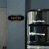Designer Pantry Sign (Brushed Silver) - Large (2 Pack)