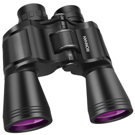 Binoculars for Adults High Powered with Low Light Vision, 20 x 50 Compact Military HD Binoculars for Bird Watching Travel Hunting Cruise Outdoor Sports with Carrying Case & Strap