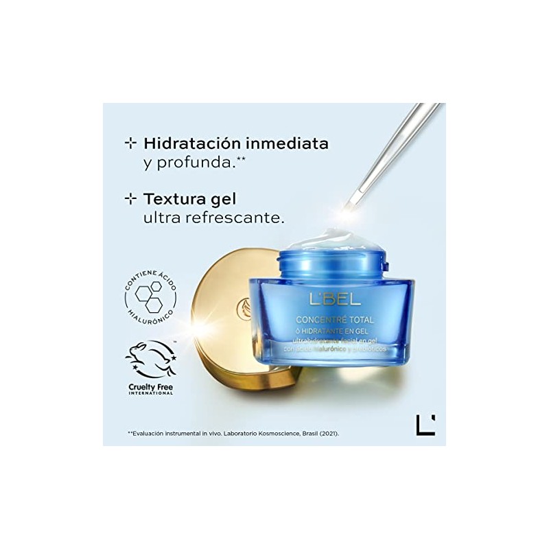 L'BEL - Concentré Total Hidratante en Gel Ácido Hialurónico