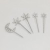Stars Moon Hair Bobby Pins for Women Flower Hair Clip