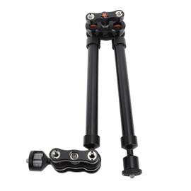 Camera Mount Adjustable Arm 530mm Double Sections Extension Metal Articulating Arm Stand