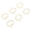 100pcs Fruit Paper Clips Cute Bookmark Pare Clips Portable Funny