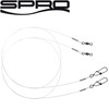 Spro Matt Black Leader Fluoro - 2 Fluorocarbon Spin Leaders