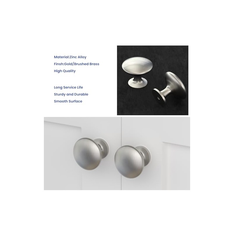 LONTAN LONTAN 20 Pack Cabinet Knobs Kitchen Door Knobs Cabinet