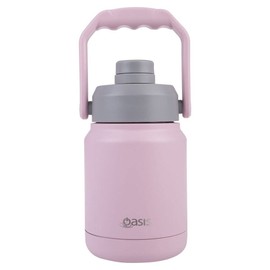 Oasis Stainless Steel Double Wall Insulated Mini Jug W/Carry Handle 1.2L - Carnation