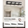 VONLUCE Bathroom Vanity Light Fixture, 4-Light Modern LED Vanity Light,
