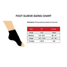 Doctor Developed Copper Foot Sleeves/Plantar Fasciitis Socks (Pair) and Doctor Written Handbook -Guaranteed Relief for Plantar Fasciitis, Heel Support & Ankle Conditions (Black, 2XL)