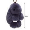 CHUNLINLAODA Cute Bunny Keychain Soft Bunny Keychain Plush Rabbit Keyring