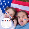 2pcs Patriotic 4th of July Face Paint, Blue White &