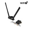 ASUS PCE-BE92BT WiFi 7 PCI-E Adapter (2 External Antennas and