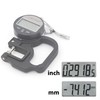 Clockwise Tools DTNR-0055 Electronic Digital Dial Thickness Gauge 0-0.4 inch/10mm