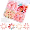 96Pcs Fake Nails, Kids Press on Nails, Full Cover Cute