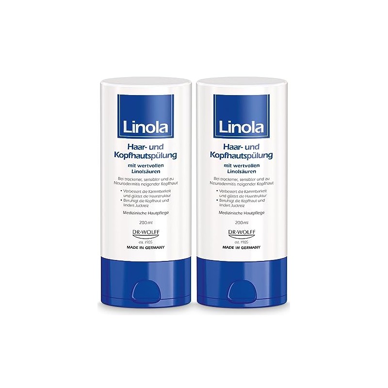 Linola Hair and Scalp Conditioner - 2 x 200 ml