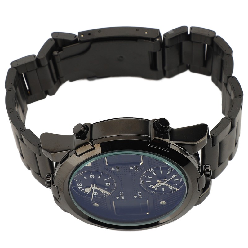 Men Wrist Watch with Alarm Clock Fashionable 30m Waterproof Backlight