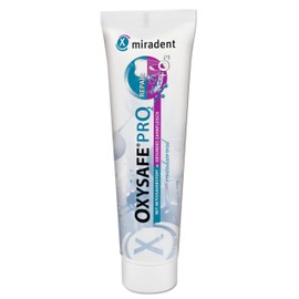 miradent OXYSAFE® Pro2 75 ml Toothpaste with Active Oxygen, Optimal Protection for Teeth and Gums, Revitalising, Fights Bacteria, Provides Extra White Teeth, Fresh Mint Flavour