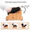 StrongTek Ergonomic Rocking Foot Rest for Under Desk, Adjustable Foot