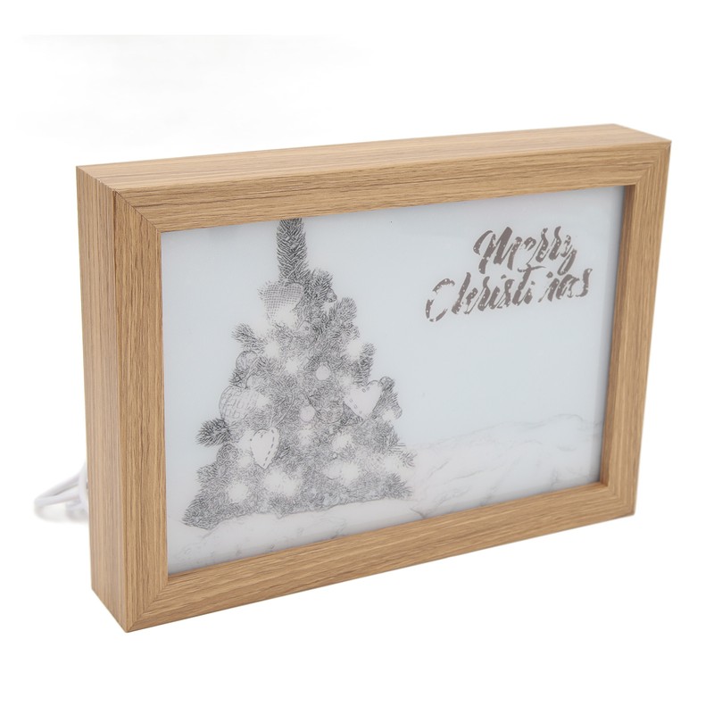 Lighting Painting Decoration USB Christmas Light Up Painting Creative Ornaments