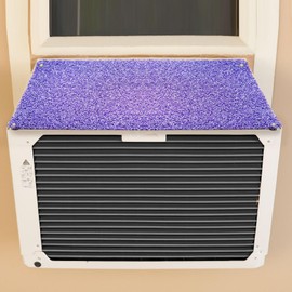 Olithber Air Conditioner Drip Cushion Stops The Noise from Raining Decorative air Conditioner (Purple)