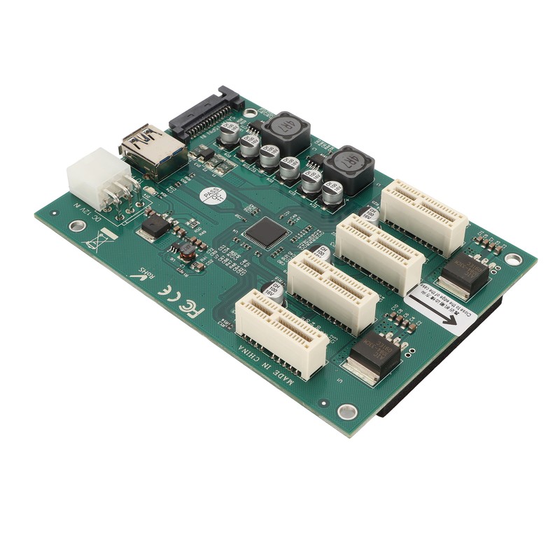 PCI E X1 to 4xPCI E X1 Adapter Card Plug