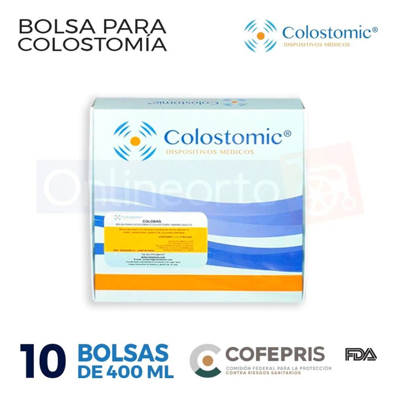 Bolsa Colostomia Recortable 15-64mm Adulto 10 Pza Drenable