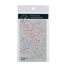 Green Flash STUDY HOLIC Clear Bookmark Evolution Biology ST-374