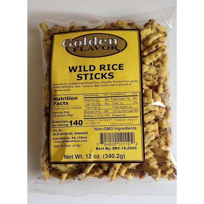Golden Flavor - Wild Rice Sticks - 3 pounds total