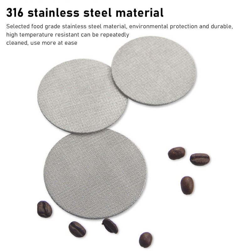 Asixxsix Espresso Puck Screen, 1 mm de Espesor, 150 μm,