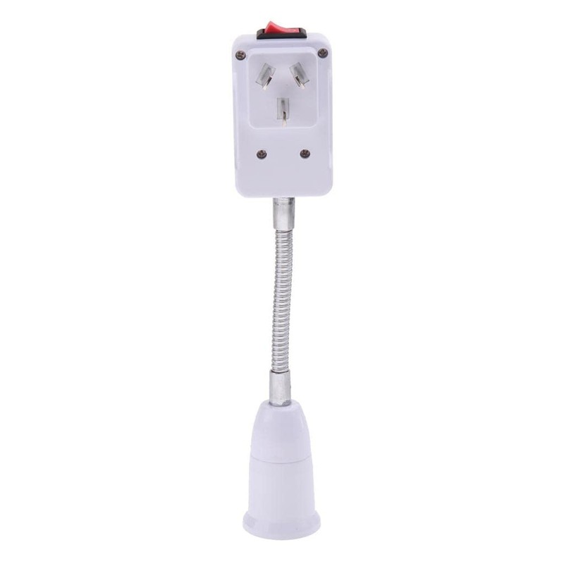 E27 Socket Socket Adaptor Converter Lamp Holder with Switch AU