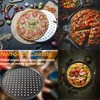 Pizza Pan with Holes, Baking Tray Round Non-Stick Perforated Pizza
